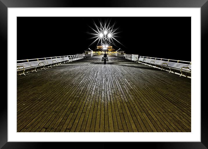 'Pier'ing into the distance Framed Mounted Print by Paul Macro