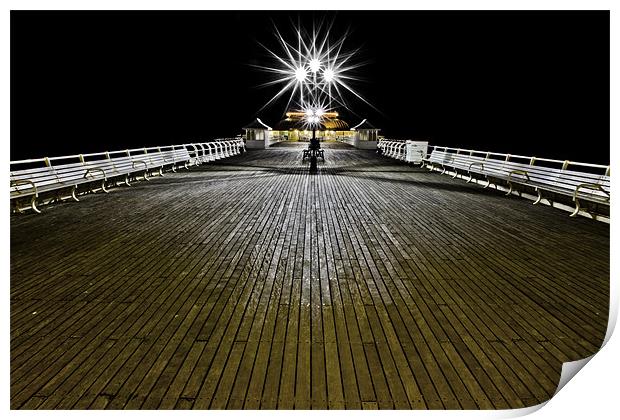 'Pier'ing into the distance Print by Paul Macro