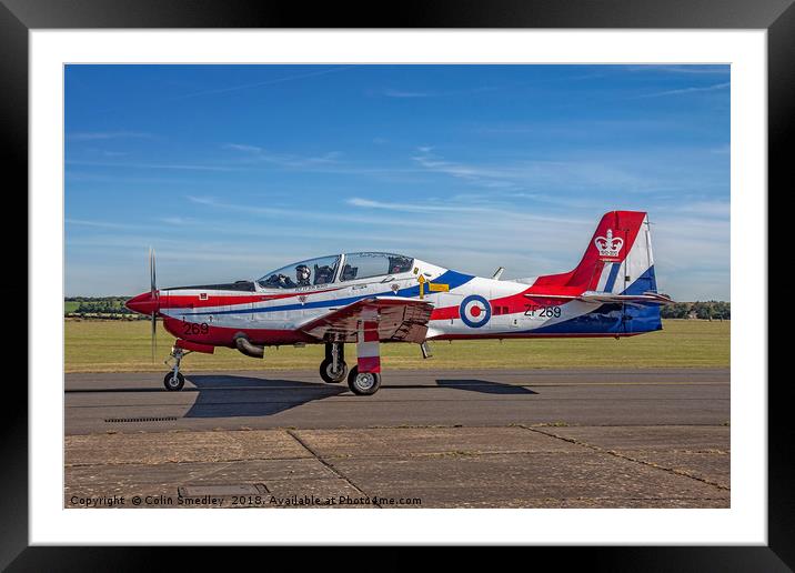 Shorts Tucano T.1 ZF269  Framed Mounted Print by Colin Smedley