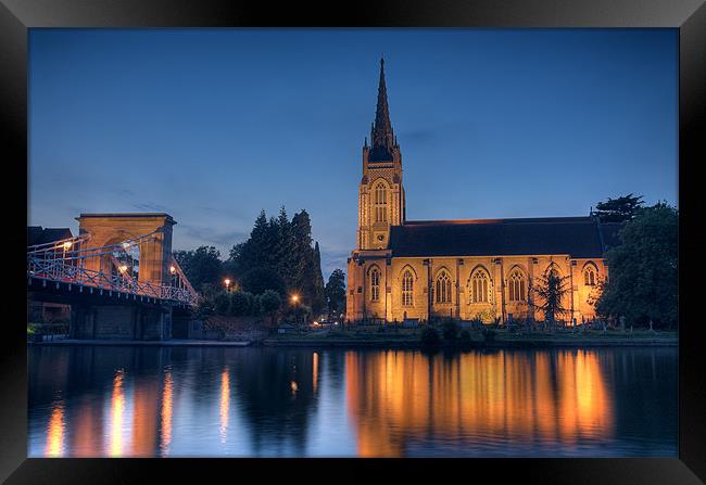 All Saints, Marlow Framed Print by Martin Williams