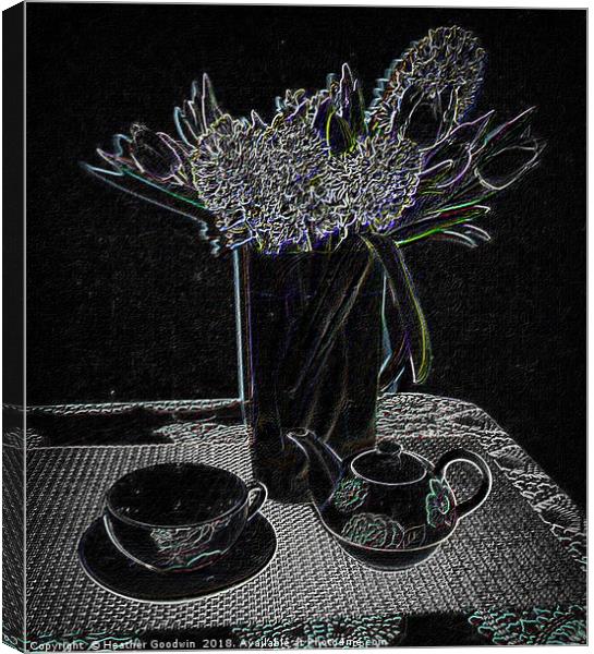 Time for Tea Canvas Print by Heather Goodwin