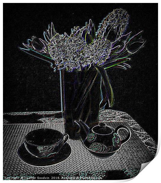 Time for Tea Print by Heather Goodwin