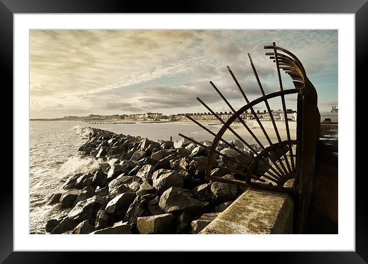 Barriers Framed Mounted Print by Stephen Mole