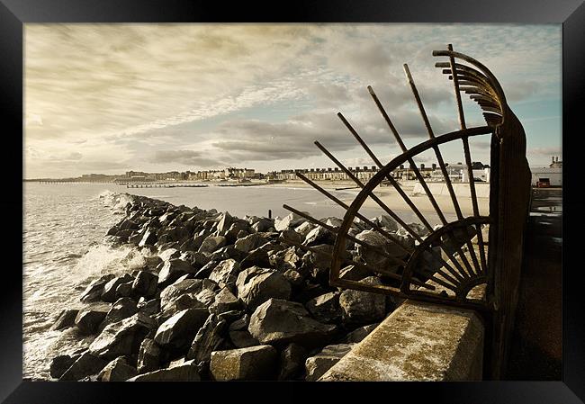 Barriers Framed Print by Stephen Mole
