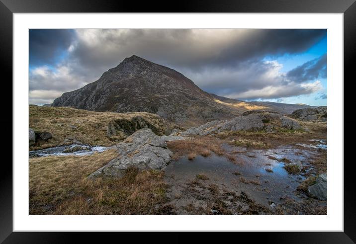 Electric blue Framed Mounted Print by Jonathon barnett