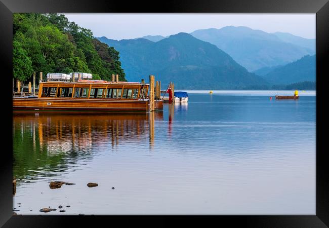 Derwent water Cumbria Framed Print by Tony Bates