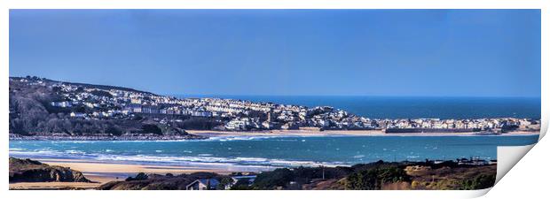 st ives bay Print by keith sutton