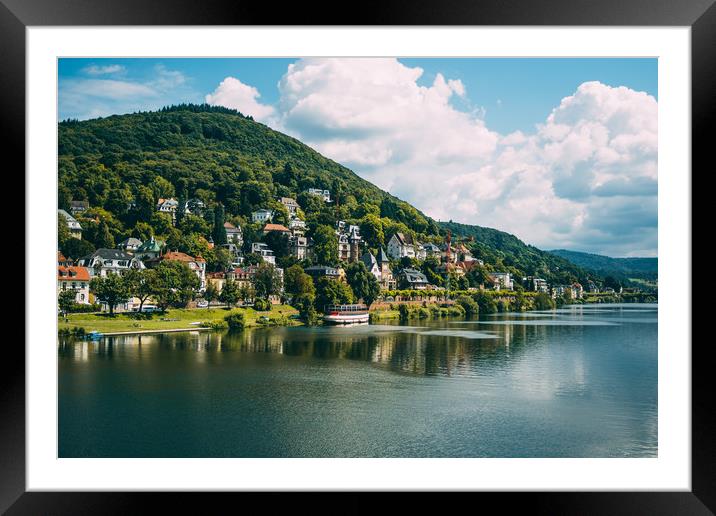 Heidelberg Germany Landscape Framed Mounted Print by Patrycja Polechonska