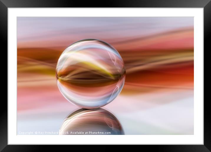 Light and Glass Framed Mounted Print by Ray Pritchard