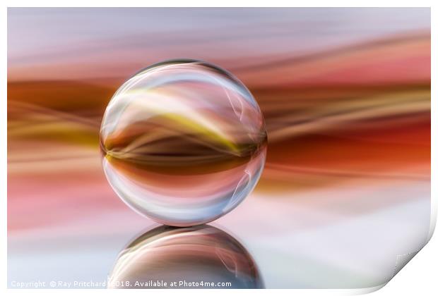 Light and Glass Print by Ray Pritchard
