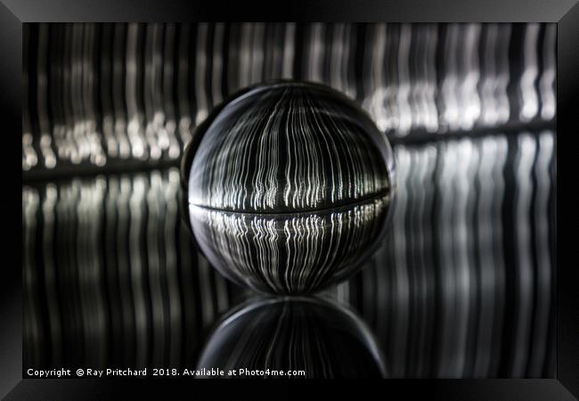 Bubble Rod and Glass Framed Print by Ray Pritchard