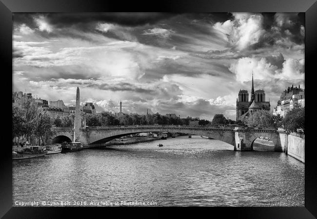Paris Framed Print by Lynn Bolt