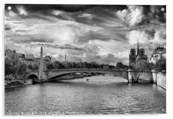 Paris Acrylic by Lynn Bolt