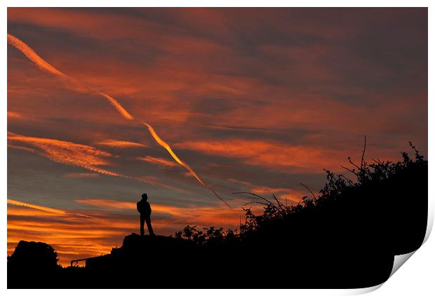 Pensive Sunrise Print by Steve Purnell