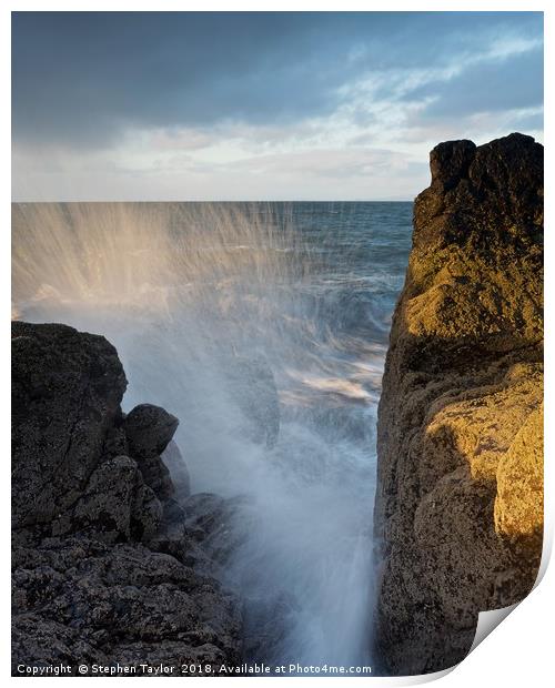 The Wild Sea Print by Stephen Taylor