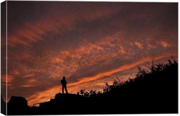 Thoughtful Sunrise Canvas Print by Steve Purnell