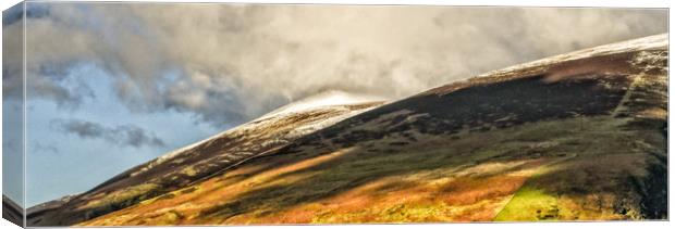 Mountains of Cumbria Canvas Print by Paul Want