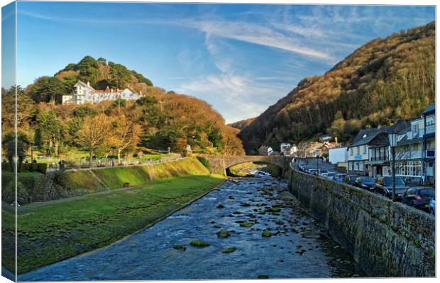 Lynmouth                       Canvas Print by Darren Galpin