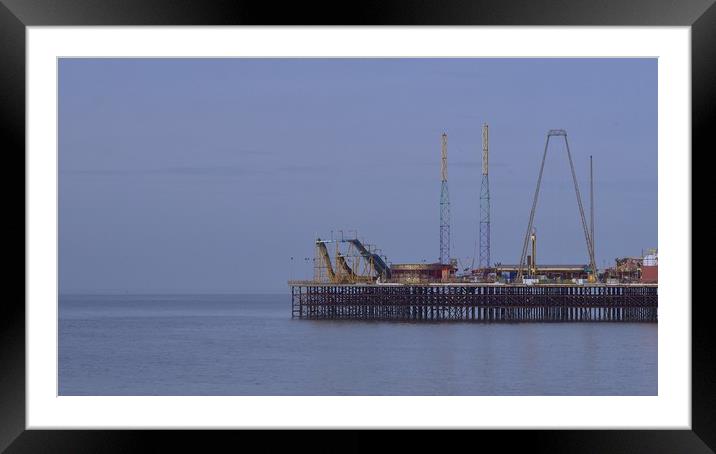 South Pier,Blackpool      Framed Mounted Print by Victor Burnside