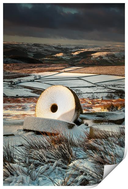 Stanage Millstones #2 Print by Paul Andrews