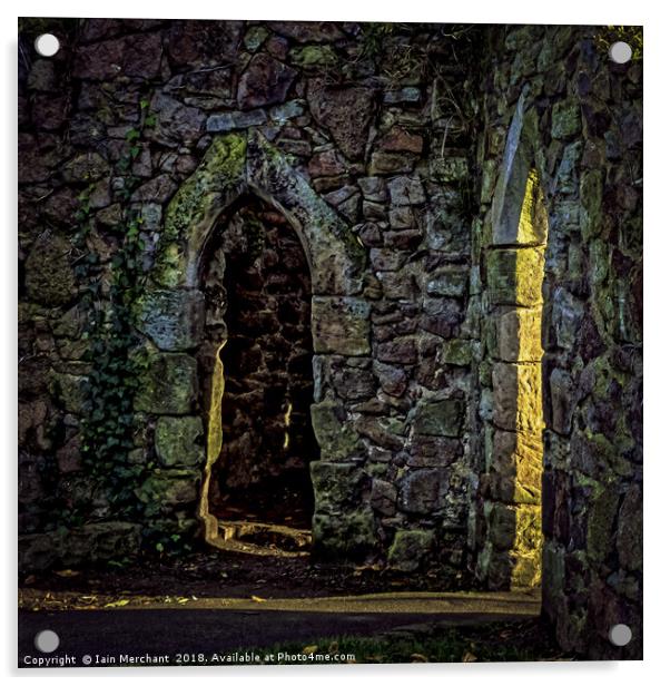 Sunlit Gate  Acrylic by Iain Merchant
