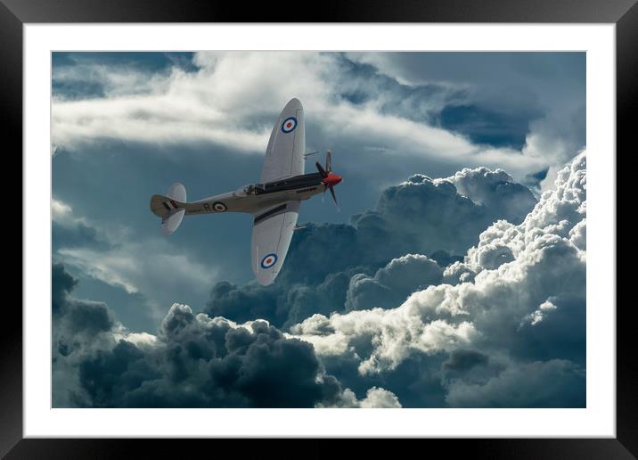 Silver Lining Framed Mounted Print by Stephen Ward