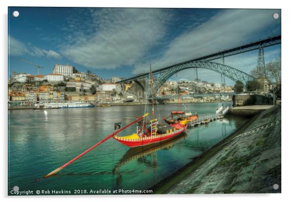 Porto Classic  Acrylic by Rob Hawkins