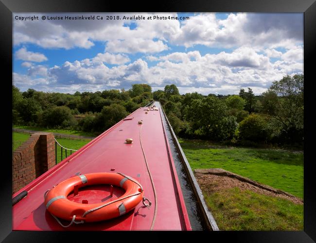 Edstone Aqueduct, Stratford-on-Avon Canal, Warwick Framed Print by Louise Heusinkveld