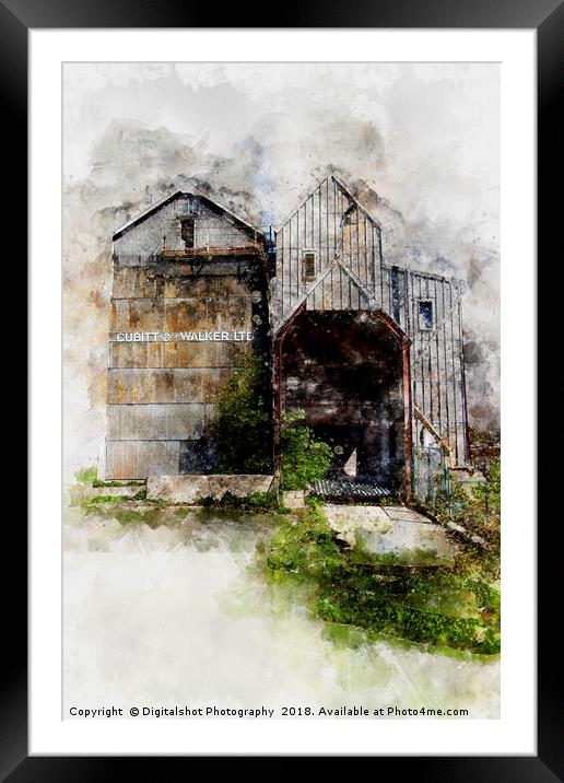 Relict of the Mills Framed Mounted Print by Digitalshot Photography