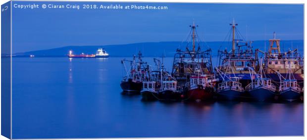 Ships that pass in the night  Canvas Print by Ciaran Craig