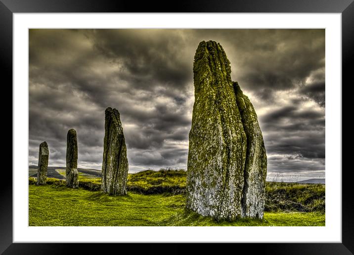 Ring of Brodgar, Orkney Framed Mounted Print by Gabor Pozsgai