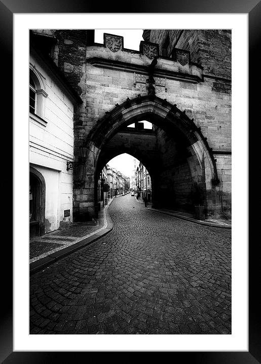 Through the Archway Framed Mounted Print by Adam Lucas