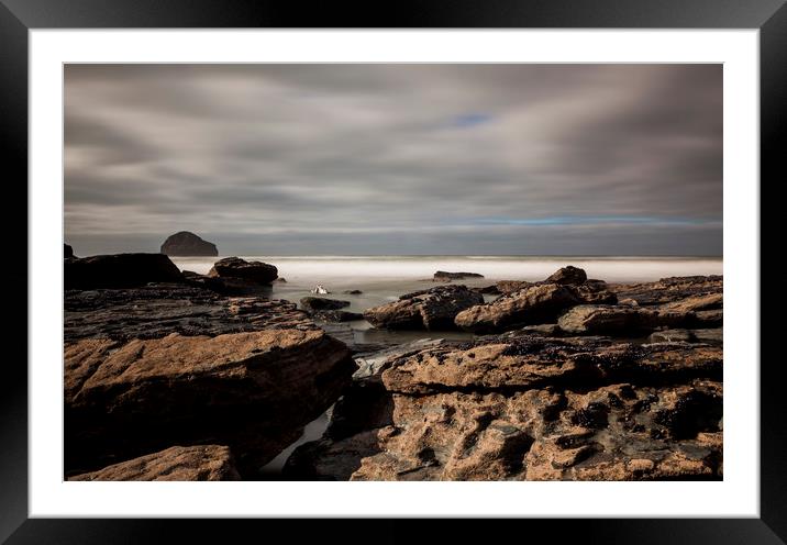 Trebarwith Strand Framed Mounted Print by Maggie McCall