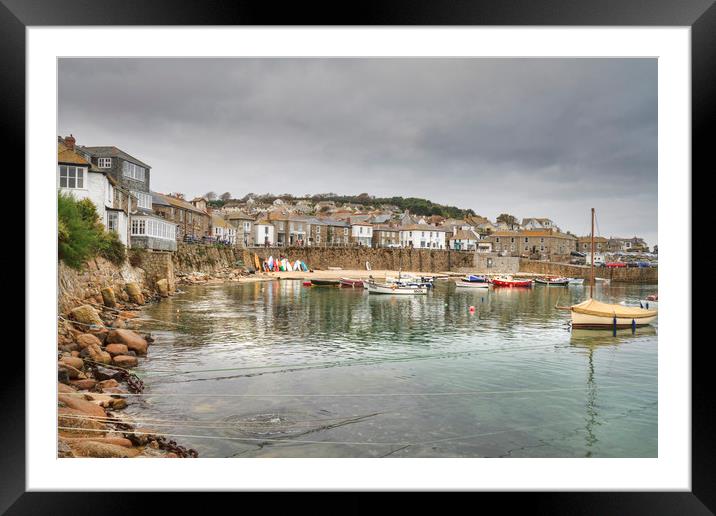 Mousehole cornwall                  Framed Mounted Print by chris smith