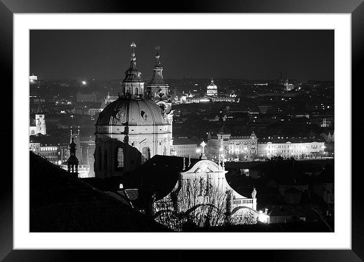 Baroque in Mono Framed Mounted Print by Adam Lucas