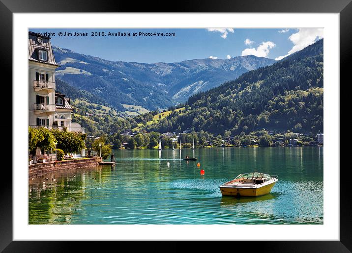 Zell am See Framed Mounted Print by Jim Jones