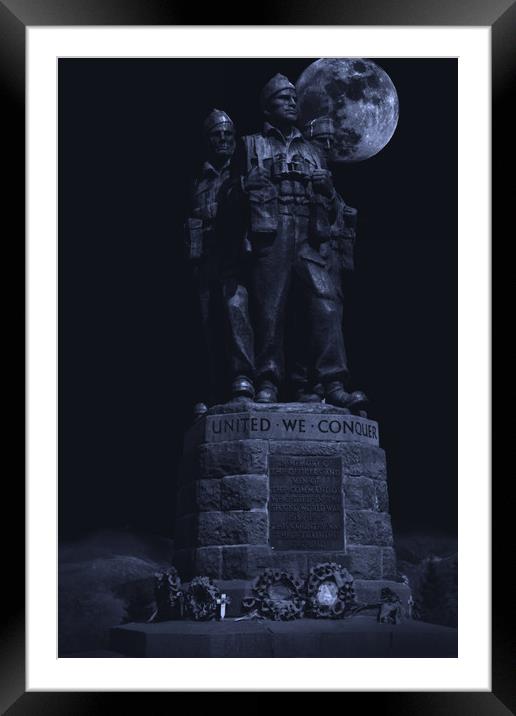 Commandos, Strike by night Framed Mounted Print by Rob Lester