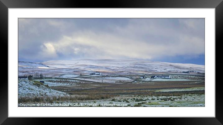 "Pastel Teesdale" Framed Mounted Print by ROS RIDLEY