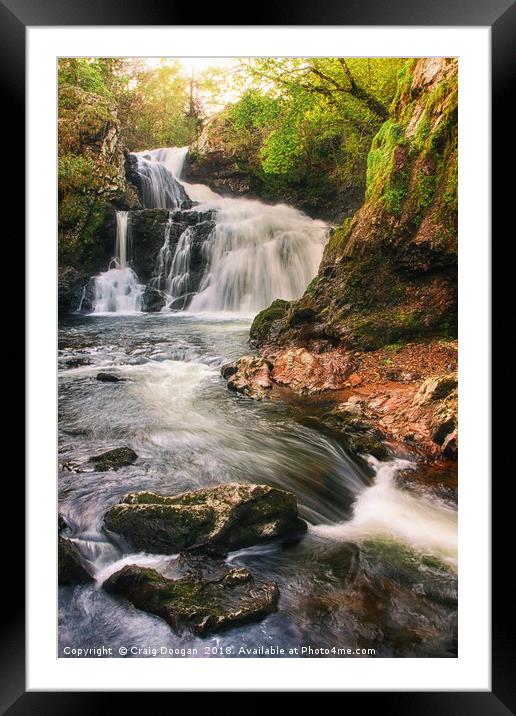 Reekie Linn  Framed Mounted Print by Craig Doogan