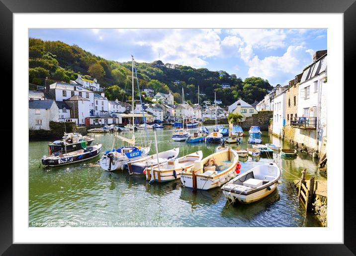 By the harbour Framed Mounted Print by Chris Harris