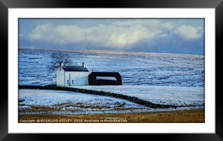 "Bleak House" Framed Mounted Print by ROS RIDLEY