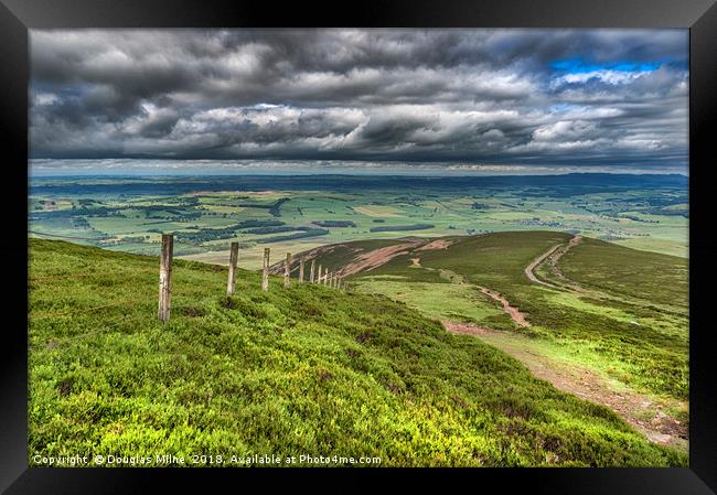 Tinto Hill Framed Print by Douglas Milne