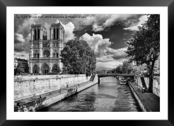 Notre Dame Cathedral Paris Framed Mounted Print by Lynn Bolt