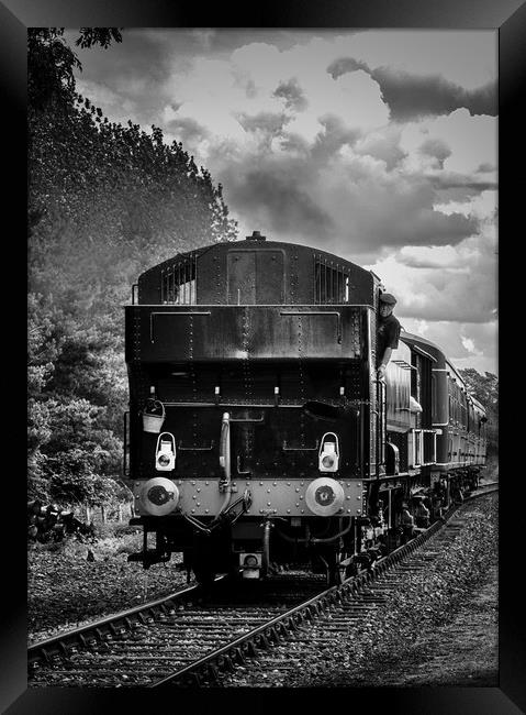 Loco arriving Framed Print by Paul Holman Photography