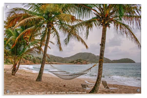 Beach Heaven Acrylic by Lynne Morris (Lswpp)