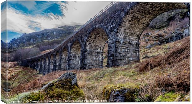 Glen Ogle Viaduct Canvas Print by Douglas Milne