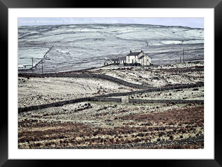 Teesdale in Winter Framed Mounted Print by Martyn Arnold