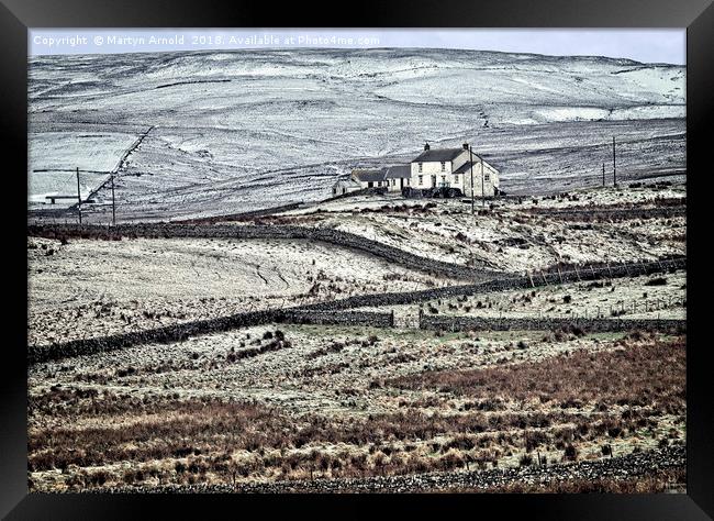 Teesdale in Winter Framed Print by Martyn Arnold