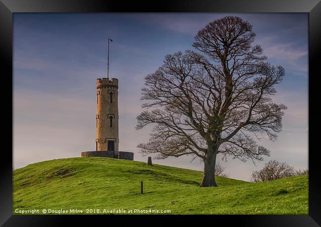 Binns' Tower, West Lothian Framed Print by Douglas Milne