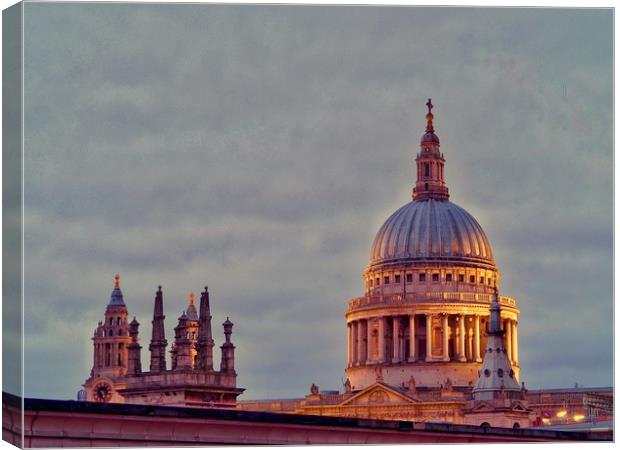 St Pauls Cathedral                                 Canvas Print by Victor Burnside
